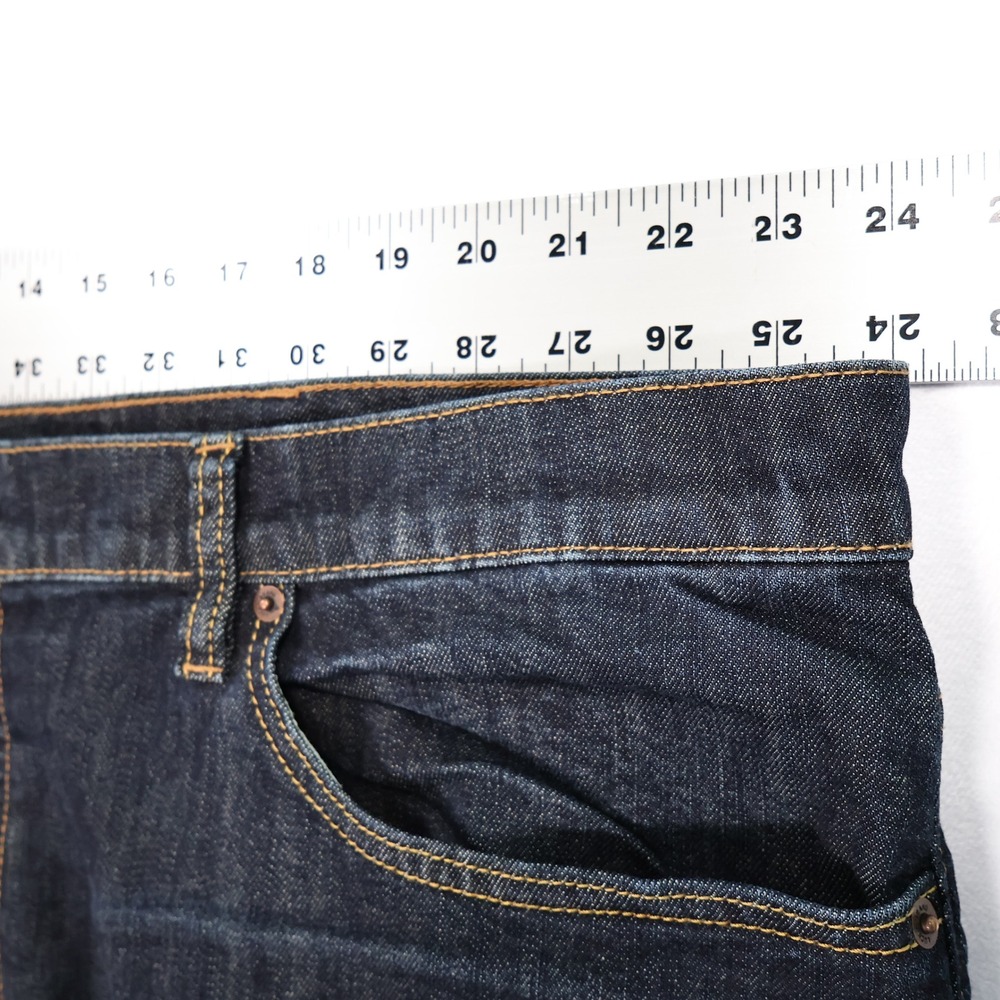 LUCKY BRAND Men's Size 48x32 Barite 410 Athletic Fit Dark Wash Denim Jeans - Picture 8 of 10